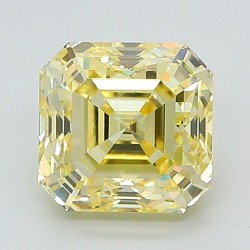 Diament laboratoryjny o barwie fantazyjnej szlif szmaragdowy kwadratowy, 1.65ct, VVS2, Fancy Yellow, IGI LG660408859