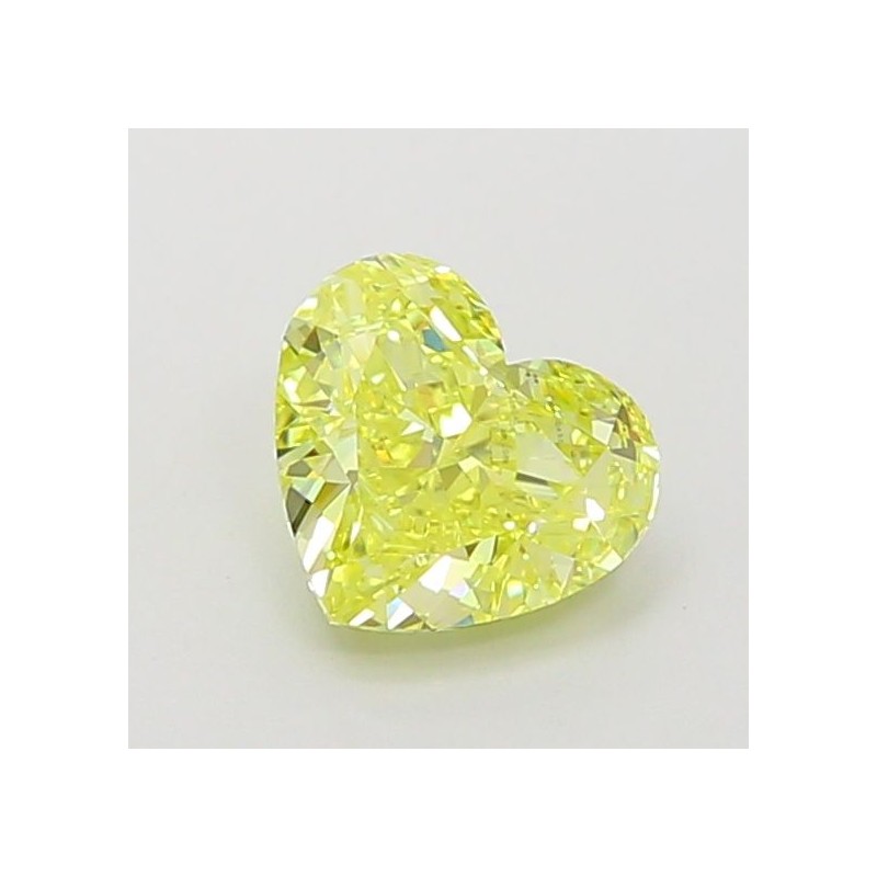 Diament laboratoryjny o barwie fantazyjnej serce, 1.23ct, VVS1, Fancy Vivid Yellow, IGI LG660455196 Diament laboratoryjny o barwie fantazyjnej serce, 1.23ct, VVS1, Fancy Vivid Yellow, IGI LG660455196