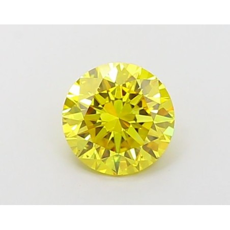 Diament laboratoryjny o barwie fantazyjnej szlif okrągły, 1.2ct, VVS1, Fancy Vivid Yellow, IGI LG677560893