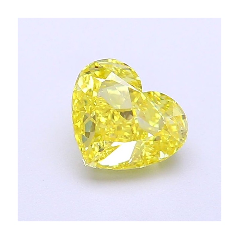 Diament laboratoryjny o barwie fantazyjnej serce, 1.21ct, VVS2, Fancy Vivid Yellow, IGI LG700517934 Diament laboratoryjny o barwie fantazyjnej serce, 1.21ct, VVS2, Fancy Vivid Yellow, IGI LG700517934