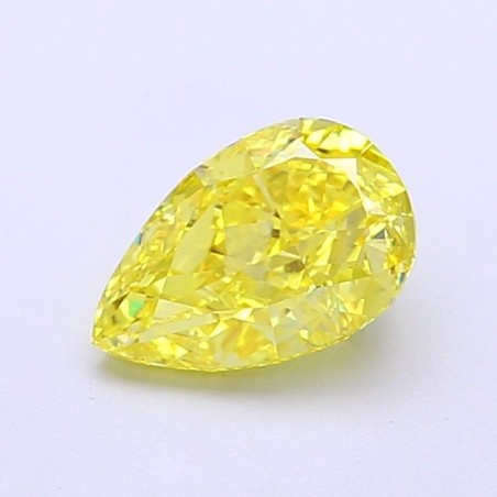 Diament laboratoryjny o barwie fantazyjnej szlif gruszkowy, 1.21ct, IF, Fancy Vivid Yellow, IGI LG700517904