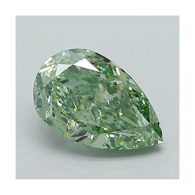 Diament laboratoryjny o barwie fantazyjnej szlif gruszkowy, 1.08ct, VVS2, Fancy Vivid Green, IGI LG717505957 Diament laboratoryjny o barwie fantazyjnej szlif gruszkowy, 1.08ct, VVS2, Fancy Vivid Green, IGI LG717505957