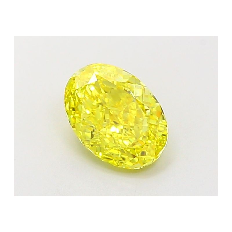 Diament laboratoryjny o barwie fantazyjnej szlif owalny, 1.17ct, VVS2, Fancy Vivid Yellow, IGI LG694504216