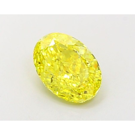 Diament laboratoryjny o barwie fantazyjnej szlif owalny, 1.17ct, VVS2, Fancy Vivid Yellow, IGI LG694504216