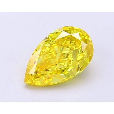 Diament laboratoryjny o barwie fantazyjnej szlif gruszkowy, 1.22ct, VVS2, Fancy Vivid Yellow, IGI LG694504350