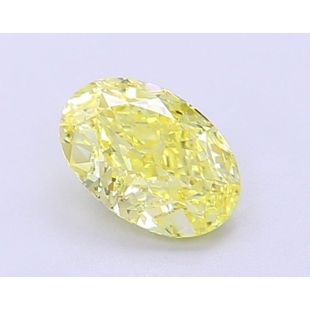 Diament laboratoryjny o barwie fantazyjnej szlif owalny, 1.18ct, VVS2, Fancy Intense Yellow, IGI LG695513612