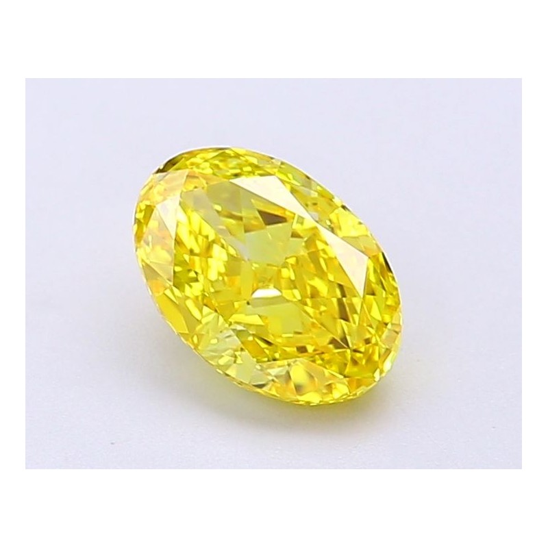 Diament laboratoryjny o barwie fantazyjnej szlif owalny, 1.16ct, VVS2, Fancy Vivid Yellow, IGI LG694504260 Diament laboratoryjny o barwie fantazyjnej szlif owalny, 1.16ct, VVS2, Fancy Vivid Yellow, IGI LG694504260