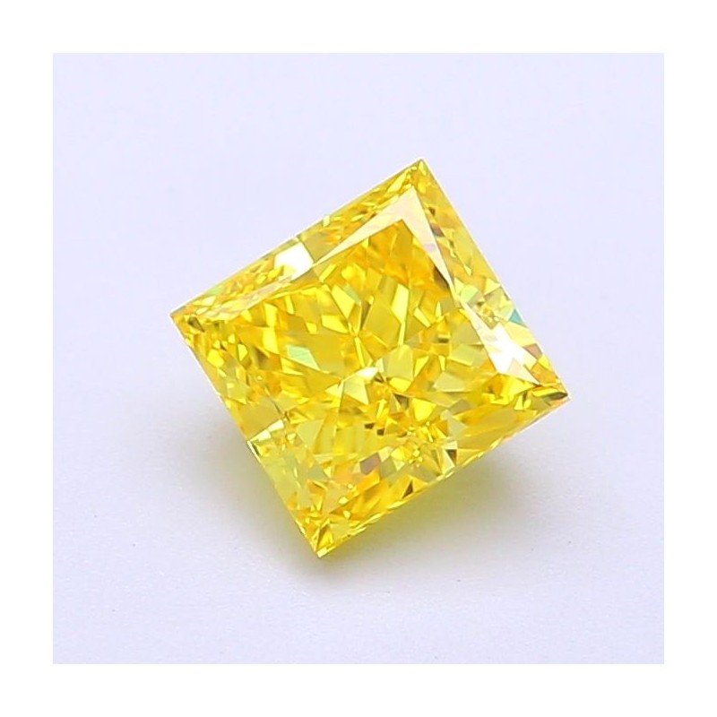 Diament laboratoryjny o barwie fantazyjnej szlif princess, 1.19ct, VVS2, Fancy Vivid Yellow, IGI LG700517925 Diament laboratoryjny o barwie fantazyjnej szlif princess, 1.19ct, VVS2, Fancy Vivid Yellow, IGI LG700517925