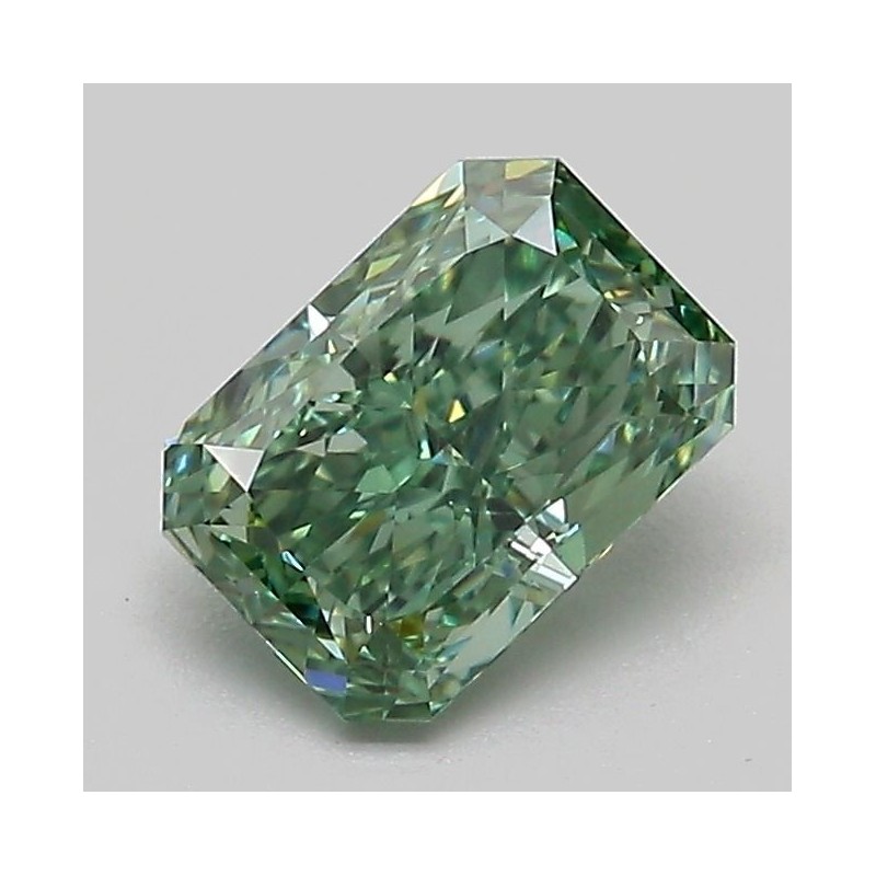 Diament laboratoryjny o barwie fantazyjnej radiant, 1.09ct, VVS2, Fancy Vivid Green, IGI LG739514670 Diament laboratoryjny o barwie fantazyjnej radiant, 1.09ct, VVS2, Fancy Vivid Green, IGI LG739514670