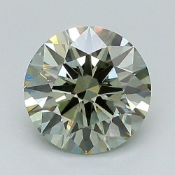 Diament laboratoryjny o barwie fantazyjnej szlif okrągły, 1.16ct, VVS2, Fancy Intense Green, IGI LG719508520