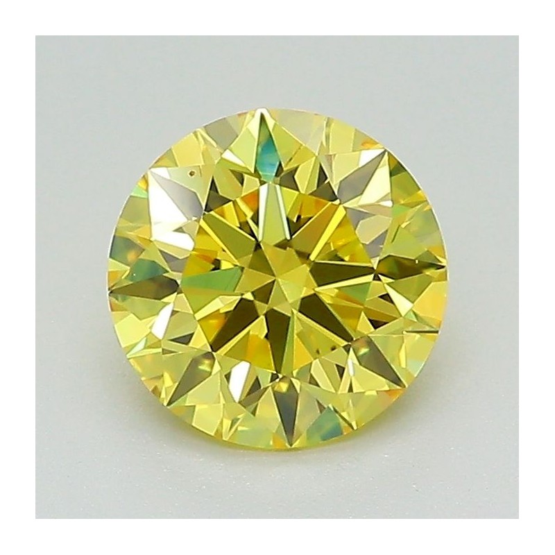 Diament laboratoryjny o barwie fantazyjnej szlif okrągły, 1.26ct, VVS2, Fancy Vivid Yellow, IGI LG717595851 Diament laboratoryjny o barwie fantazyjnej szlif okrągły, 1.26ct, VVS2, Fancy Vivid Yellow, IGI LG717595851