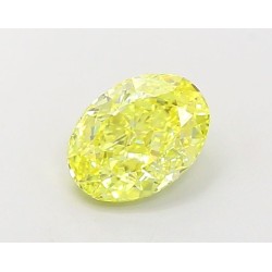 Diament laboratoryjny o barwie fantazyjnej szlif owalny, 1.13ct, VVS1, Fancy Vivid Yellow, IGI LG694504210