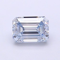 Diament laboratoryjny o barwie fantazyjnej szlif szmaragdowy, 1ct, VVS2, Fancy Blue, IGI LG700517338