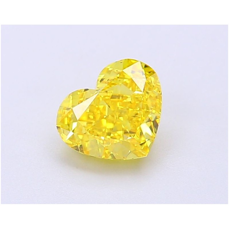 Diament laboratoryjny o barwie fantazyjnej serce, 1.15ct, VVS2, Fancy Vivid Yellow, IGI LG694504373 Diament laboratoryjny o barwie fantazyjnej serce, 1.15ct, VVS2, Fancy Vivid Yellow, IGI LG694504373