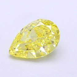 Diament laboratoryjny o barwie fantazyjnej szlif gruszkowy, 1.14ct, VVS1, Fancy Intense Yellow, IGI LG700517887