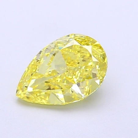 Diament laboratoryjny o barwie fantazyjnej szlif gruszkowy, 1.14ct, VVS1, Fancy Intense Yellow, IGI LG700517887