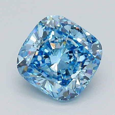 Diament laboratoryjny o barwie fantazyjnej szlif poduszkowy brylantowy, 1.52ct, VVS2, Fancy Vivid Blue, IGI LG651494373