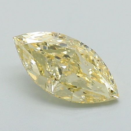 Diament laboratoryjny o barwie fantazyjnej markiza, 1.37ct, VVS2, Fancy Yellow, IGI LG717586786