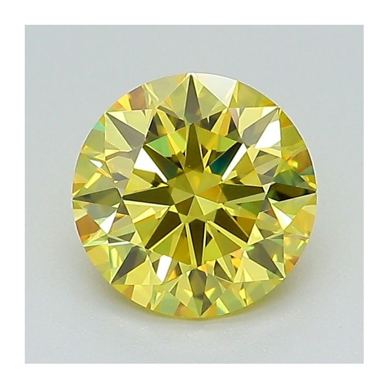 Diament laboratoryjny o barwie fantazyjnej szlif okrągły, 1.34ct, VVS2, Fancy Vivid Yellow, IGI LG717595850 Diament laboratoryjny o barwie fantazyjnej szlif okrągły, 1.34ct, VVS2, Fancy Vivid Yellow, IGI LG717595850