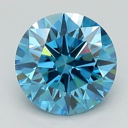 Diament laboratoryjny o barwie fantazyjnej szlif okrągły, 1.59ct, VVS2, Fancy Vivid Blue, IGI LG687548406