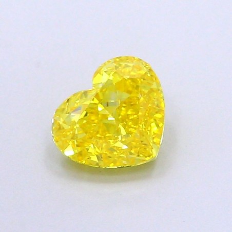 Diament laboratoryjny o barwie fantazyjnej serce, 1.19ct, VVS1, Fancy Vivid Yellow, IGI LG700517275