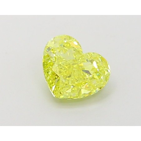 Diament laboratoryjny o barwie fantazyjnej serce, 1.2ct, VVS1, Fancy Vivid Yellow, IGI LG660440350