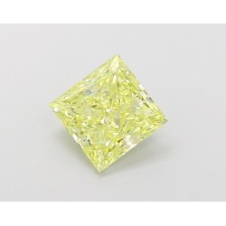 Diament laboratoryjny o barwie fantazyjnej szlif princess, 1.19ct, VVS2, Fancy Intense Yellow, IGI LG700514886
