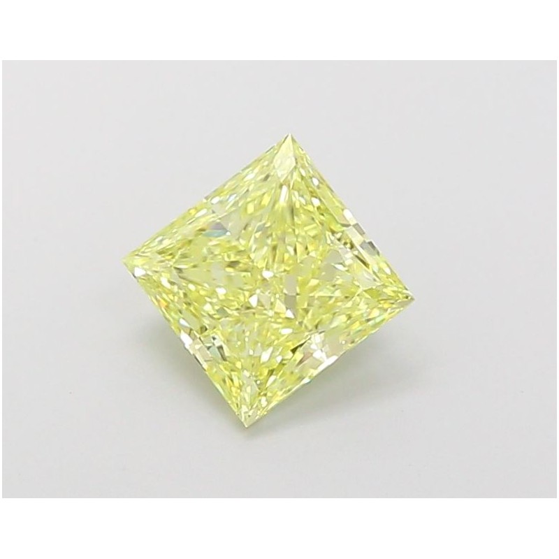 Diament laboratoryjny o barwie fantazyjnej szlif princess, 1.19ct, VVS2, Fancy Intense Yellow, IGI LG700514886