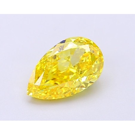 Diament laboratoryjny o barwie fantazyjnej szlif gruszkowy, 1.19ct, VVS2, Fancy Vivid Yellow, IGI LG694504170