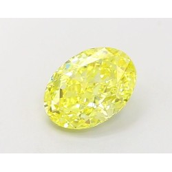 Diament laboratoryjny o barwie fantazyjnej szlif owalny, 1.19ct, VVS2, Fancy Vivid Yellow, IGI LG694504213