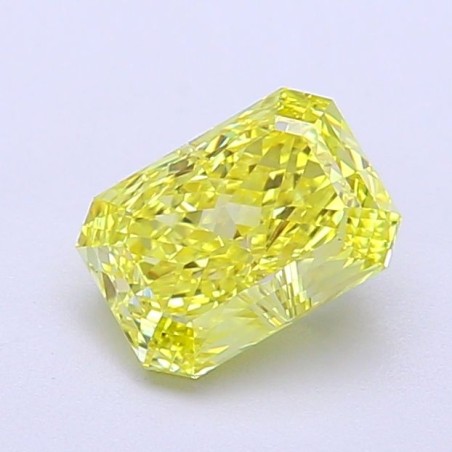 Diament laboratoryjny o barwie fantazyjnej radiant, 1.19ct, VVS1, Fancy Vivid Yellow, IGI LG700517687