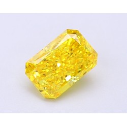 Diament laboratoryjny o barwie fantazyjnej radiant, 1.2ct, VVS2, Fancy Vivid Yellow, IGI LG694504119