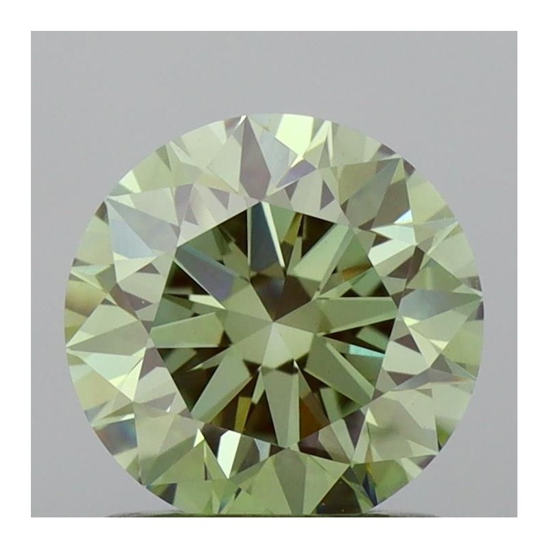 Diament laboratoryjny o barwie fantazyjnej szlif okrągły, 1.09ct, VVS2, Fancy Vivid Green, IGI LG722505257
