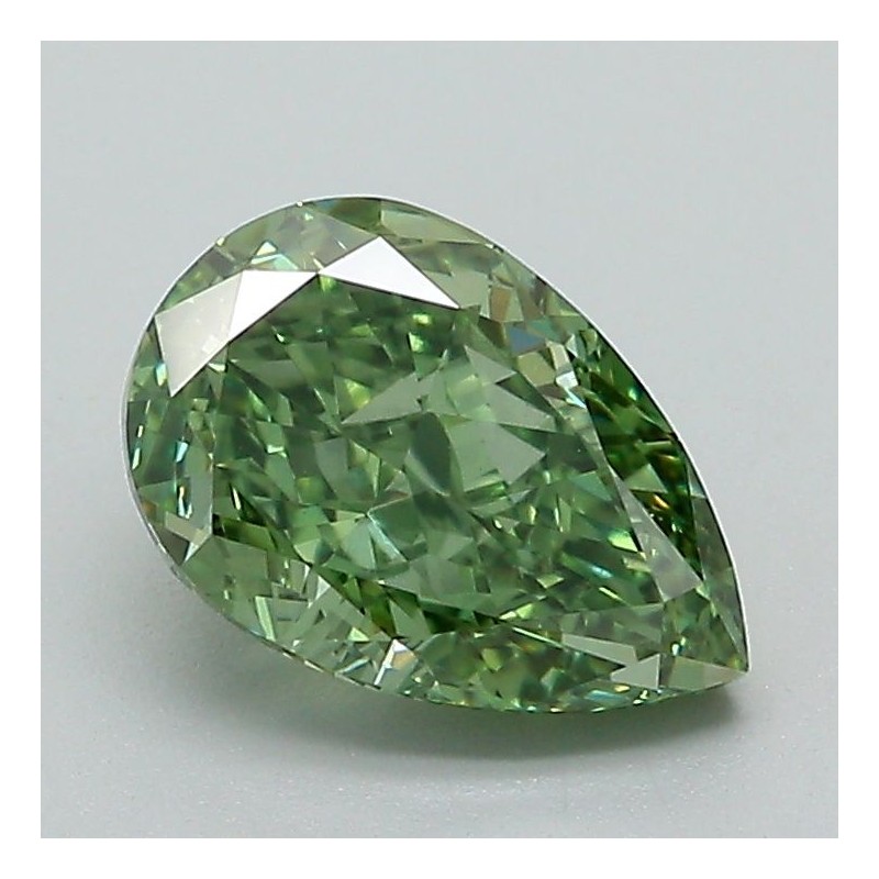 Diament laboratoryjny o barwie fantazyjnej szlif gruszkowy, 1.59ct, VVS2, Fancy Vivid Green, IGI LG723511051 Diament laboratoryjny o barwie fantazyjnej szlif gruszkowy, 1.59ct, VVS2, Fancy Vivid Green, IGI LG723511051