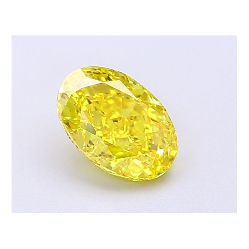 Diament laboratoryjny o barwie fantazyjnej szlif owalny, 1.1ct, VVS2, Fancy Vivid Yellow, IGI LG694504259 Diament laboratoryjny o barwie fantazyjnej szlif owalny, 1.1ct, VVS2, Fancy Vivid Yellow, IGI LG694504259