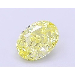 Diament laboratoryjny o barwie fantazyjnej szlif owalny, 1.11ct, VVS1, Fancy Intense Yellow, IGI LG695513613