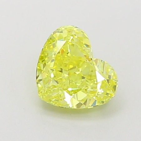 Diament laboratoryjny o barwie fantazyjnej serce, 1.09ct, VVS1, Fancy Vivid Yellow, IGI LG660455172