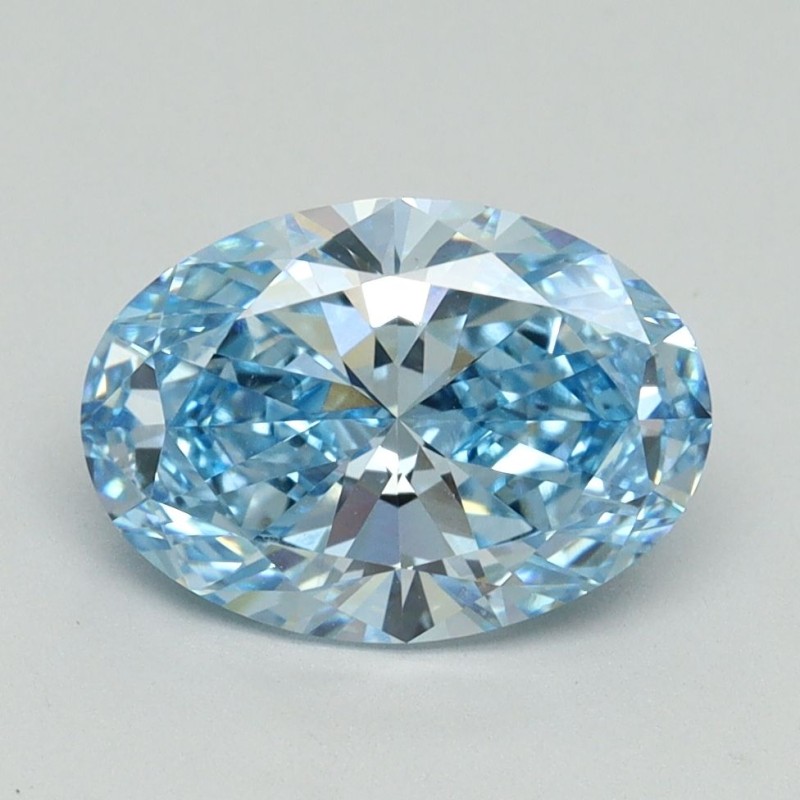 Diament laboratoryjny o barwie fantazyjnej szlif owalny, 2.09ct, VVS2, Fancy Vivid Blue, IGI LG650407768 Diament laboratoryjny o barwie fantazyjnej szlif owalny, 2.09ct, VVS2, Fancy Vivid Blue, IGI LG650407768