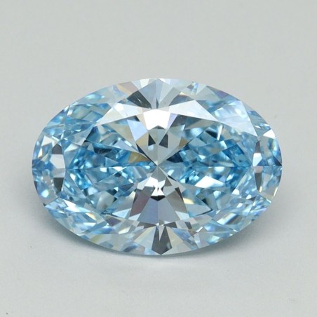 Diament laboratoryjny o barwie fantazyjnej szlif owalny, 2.09ct, VVS2, Fancy Vivid Blue, IGI LG650407768