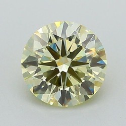 Diament laboratoryjny o barwie fantazyjnej szlif okrągły, 1.01ct, VVS2, Fancy Light Yellow, IGI LG680521433