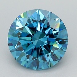Diament laboratoryjny o barwie fantazyjnej szlif okrągły, 1.52ct, VVS2, Fancy Vivid Blue, IGI LG689546747