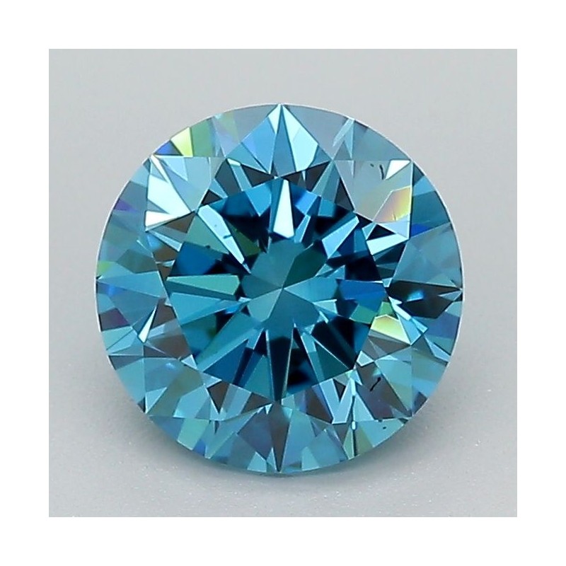 Diament laboratoryjny o barwie fantazyjnej szlif okrągły, 1.52ct, VVS2, Fancy Vivid Blue, IGI LG689546747 Diament laboratoryjny o barwie fantazyjnej szlif okrągły, 1.52ct, VVS2, Fancy Vivid Blue, IGI LG689546747