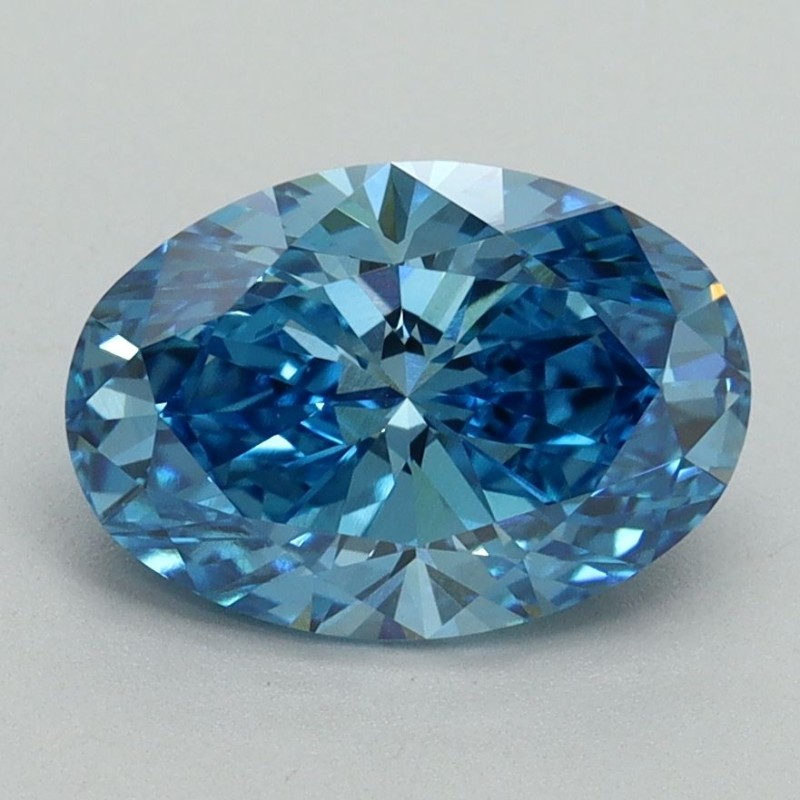 Diament laboratoryjny o barwie fantazyjnej szlif owalny, 2.09ct, VVS2, Fancy Vivid Blue, IGI LG644438482 Diament laboratoryjny o barwie fantazyjnej szlif owalny, 2.09ct, VVS2, Fancy Vivid Blue, IGI LG644438482