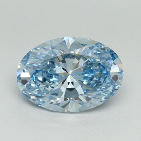 Diament laboratoryjny o barwie fantazyjnej szlif owalny, 2.08ct, VVS1, Fancy Vivid Blue, IGI LG650407767