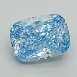 Diament laboratoryjny o barwie fantazyjnej szlif poduszkowy brylantowy, 2.08ct, VVS2, Fancy Vivid Blue, IGI LG650407890