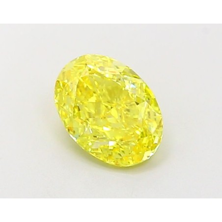Diament laboratoryjny o barwie fantazyjnej szlif owalny, 1.04ct, VVS2, Fancy Vivid Yellow, IGI LG694504214