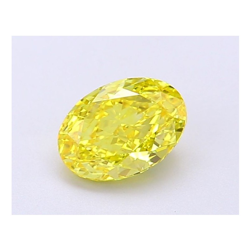 Diament laboratoryjny o barwie fantazyjnej szlif owalny, 1.04ct, VVS2, Fancy Vivid Yellow, IGI LG694504247