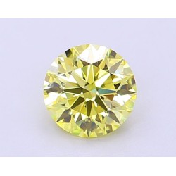 Diament laboratoryjny o barwie fantazyjnej szlif okrągły, 1.11ct, VVS2, Fancy Intense Yellow, IGI LG695513626