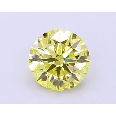 Diament laboratoryjny o barwie fantazyjnej szlif okrągły, 1.11ct, VVS2, Fancy Intense Yellow, IGI LG695513626