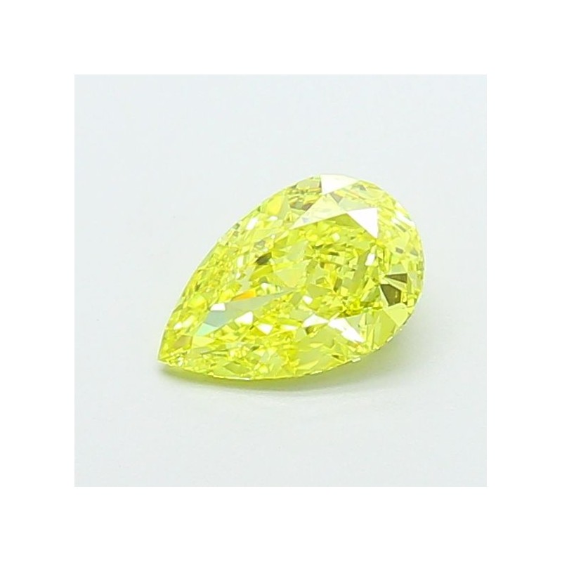 Diament laboratoryjny o barwie fantazyjnej szlif gruszkowy, 1.12ct, VVS1, Fancy Vivid Yellow, IGI LG700518039